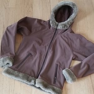 Marmot jacket with faux fur